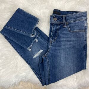 Uniqlo | distressed skinny, stretchy jeans S-24 blues